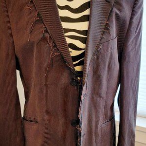 EUC Ben Sherman Raw Edged Blazer